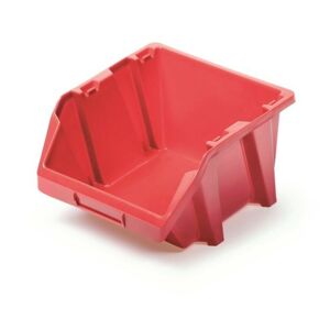 Plastový úložný box BINET SHORT červený