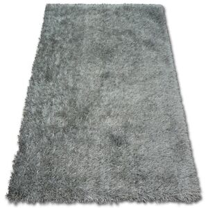 Kusový koberec SHAGGY LILOU stříbrný