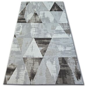 Kusový koberec LISBOA 27216/655 trojúhelníky hnědý