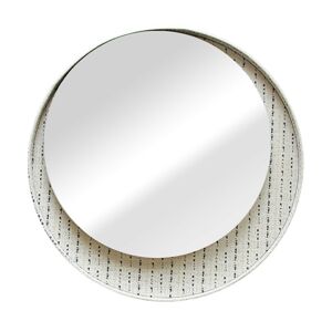 Ozdobné nástěnné zrcadlo SENSE bílé
