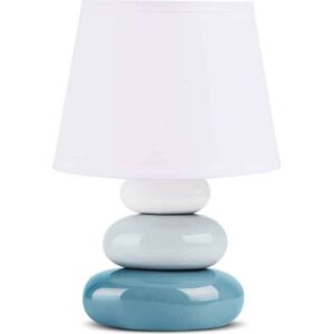 Stolní lampa SALU modrá/bílá