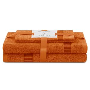 Sada 3 ks ručníků AVIUM klasický styl oranžová