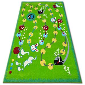 Detský koberec FUNKY AU zelený