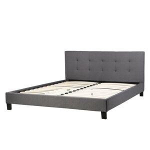Čalouněná postel Talama 140x200 dvoulůžko - šedé