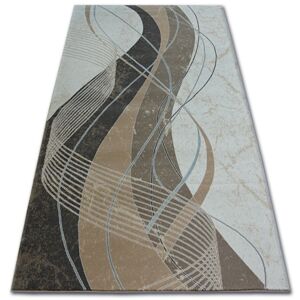 Kusový koberec ARGENT - W4807 pásy, krémový/hnedý