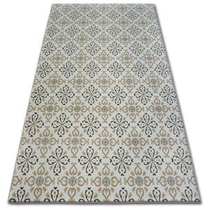 Kusový koberec ARGENT - W4949 kvety, krémový