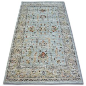Kusový koberec ARGENT - W7039 kvety, modrý/krémový