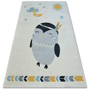 Kusový koberec PASTEL 18401/062 - tučniak, krémový
