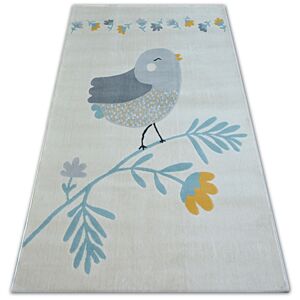 Kusový koberec PASTEL 18404/062 - vták, krémový