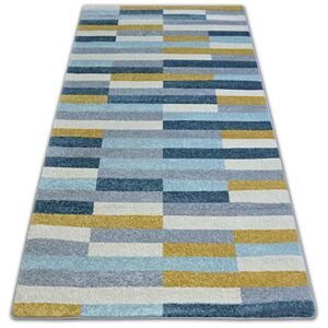 Kusový koberec NORDIC STOCKHOLM sivý/modrý G4597