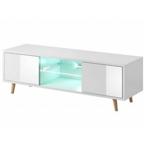 TV stolek SWEDEN 140 cm bílý