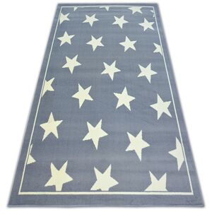 Kusový koberec BCF FLASH STARS 3975 šedý