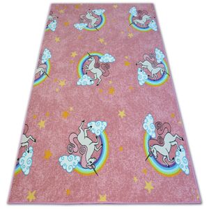 Detský kusový koberec UNICORN ružový
