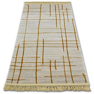 Kusový koberec MANYAS Herro krémovo-zlatý