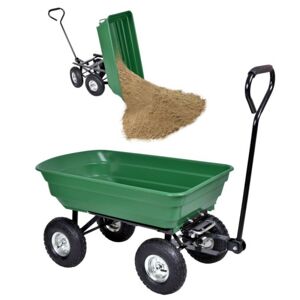 Zahradní vozík Lopy zelený