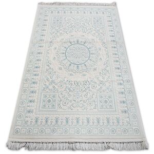 Kusový koberec AKRYLOVÝ MIRADA 5409 modrý (Mavi) Fringe