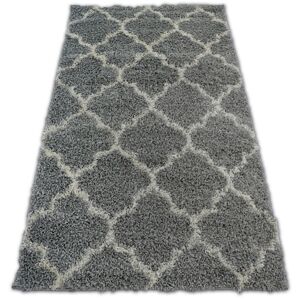 Kusový koberec SHAGGY GALAXY TRELLIS šedý