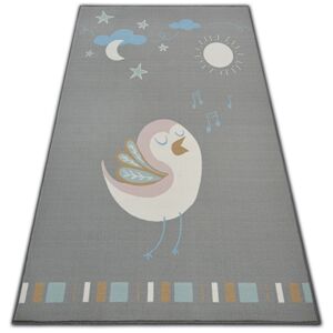 Kusový koberec LOKO Bird sivý