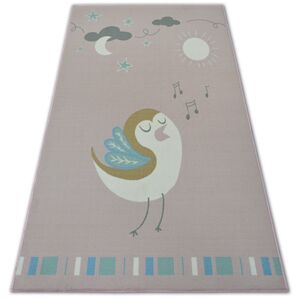 Kusový koberec LOKO Bird ružový