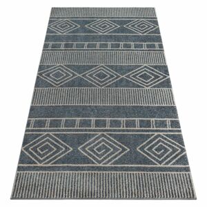 Kusový koberec SOFT AZTEK sivý