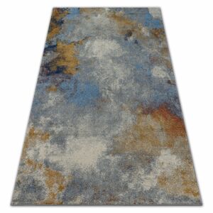 Kusový koberec SOFT FOG šedo-modrý