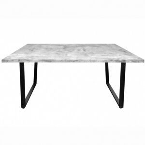 Jedálenský stôl Loft 160 cm sivý