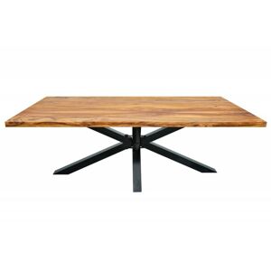 Dřevěný stůl Deo 180x90 cm hnědý