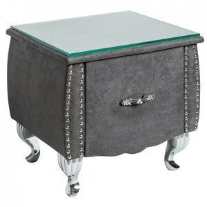 Noční stolek Extra tmavě šedý