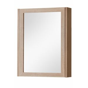 Kúpeľňová skrinka so zrkadlom Piano 840 1D dub sonoma