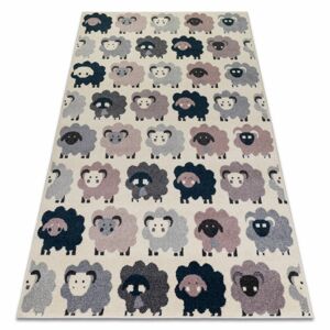 Detský koberec Sheep krémový