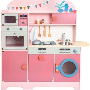 Dřevěná dětská kuchyňka KITCHEN růžová