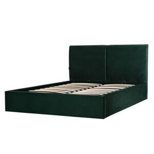 Čalúnená posteľ Hold 140x200 dvojlôžko - zelené