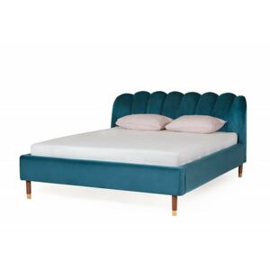 Čalúnená posteľ Muse 160x200 dvojposteľ - zelená