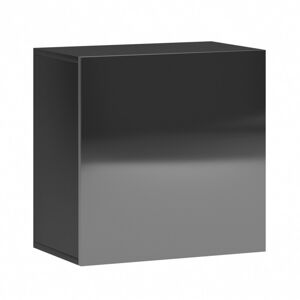 Závěsná skříňka Vivo V 50 cm černá leská