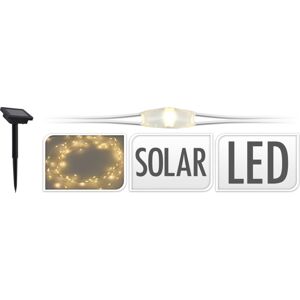 Světelný solární LED řetěz Part 200 cm teplá bílá