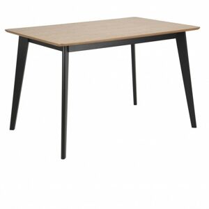 Jedálenský stôl Roxby 120 x 80 x 76 cm hnedý
