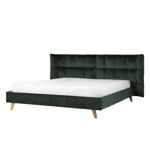Čalúnená posteľ Cindy 160x200 dvojlôžko - zelená