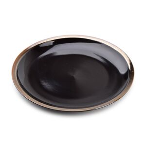 Porcelánový talíř Cal 24 cm černý