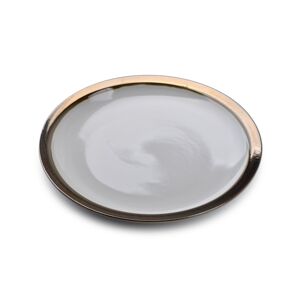 Porcelánový talíř Cal 20 cm šedý