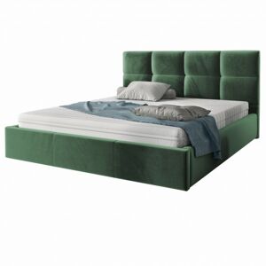 Čalouněná postel Brayden 140x200 zelená