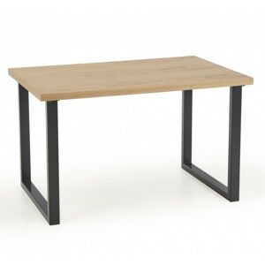 Dřevěný masivní kuchyňský stůl Radus 140x85 cm hnědý