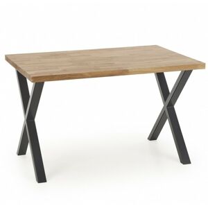 Dřevěný jídelní stůl Apex 120x78 cm hnědý