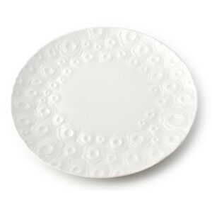 Sada talířů ROSE 27 cm bílá