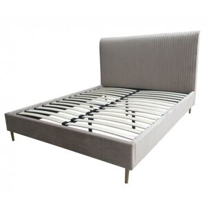 Čalouněná postel Harmony 160x200 dvoulůžko šedá