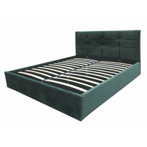 Čalouněná postel Calabria 160x200 dvoulůžko - zelené