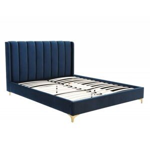 Čalúnená posteľ Dreamer 160x200 modrá