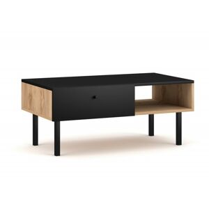 Konferenčný stolík Ulma 90 cm dub artisan/čierny