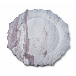 Dekorativní podtalíř Blanche IX 33 cm růžový mramor