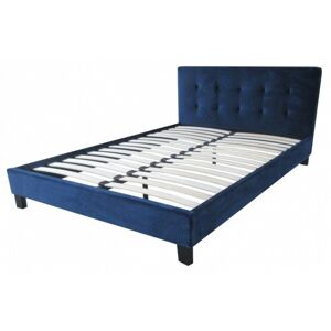 Čalúnená posteľ Talamo 140x200 modrá