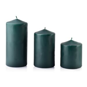 Vysoká svíčka Classic Candles 18 cm zelená